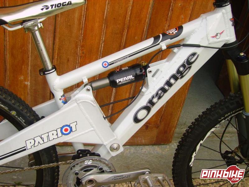 Latest bike at home, 14 " Orange Patriot (2003 ?)