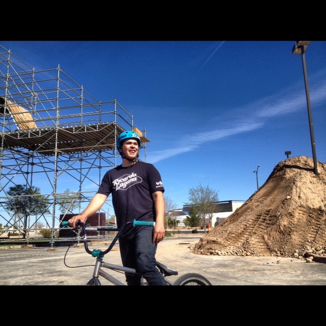 Testing out the course for the Ricardo Laguna Pro Dirt Challenge at ExtremeThing 2012