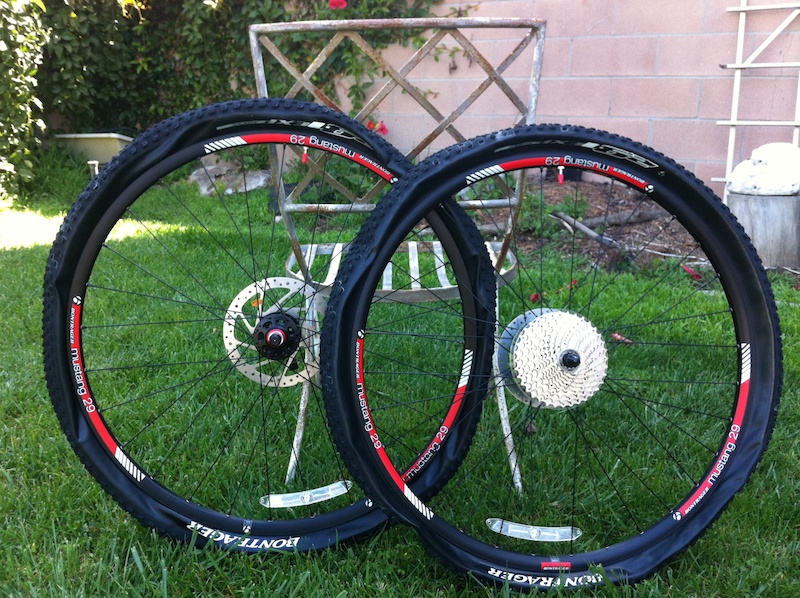 Bontrager Mustang Disc 29 Wheelset Rotors Incl For Sale