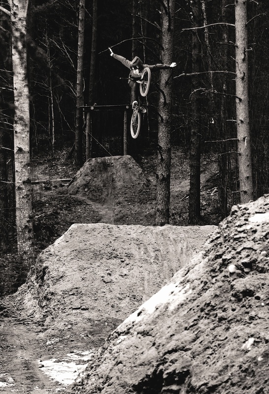 Maris had a little session before rebuilding his jumps to twice as big as now! Go for it!

 PHOTO: Kaspars Alksnis