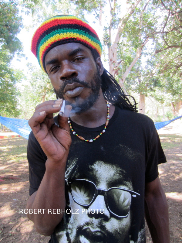 Peter Tosh's son at the familiy home in Bluefields