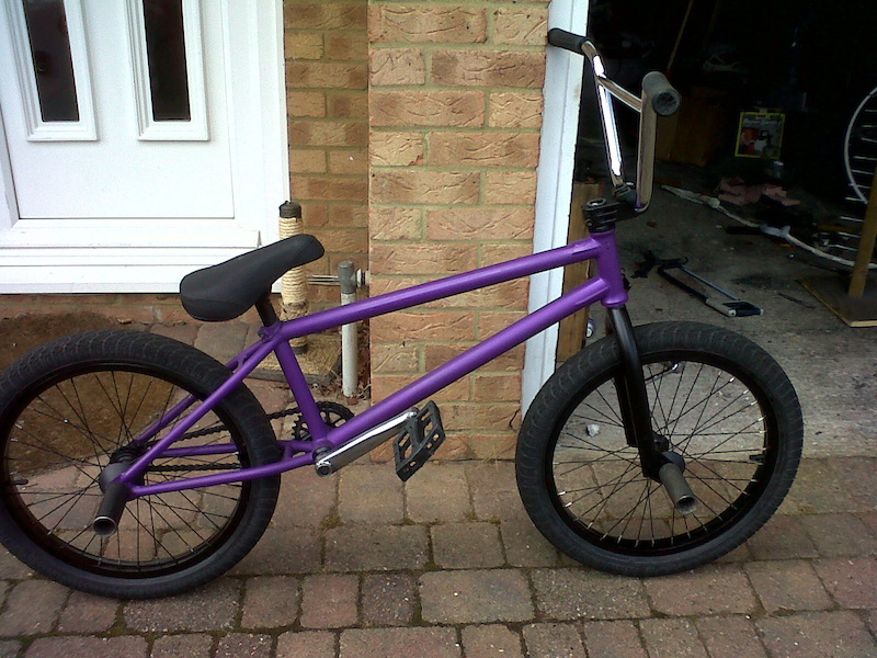 purple bmx bars