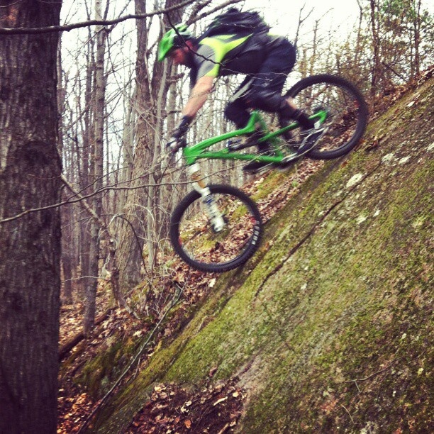 iPhone Instagram of myself on Ayers off the side of Pete's Wicked