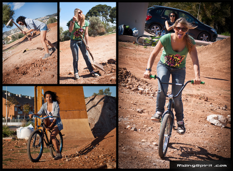 Who said that girls do not dig and ride?