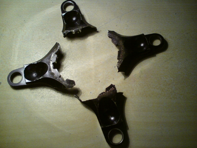 broken kcnc bearbone dh cranks