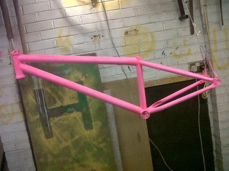 first coat of pink