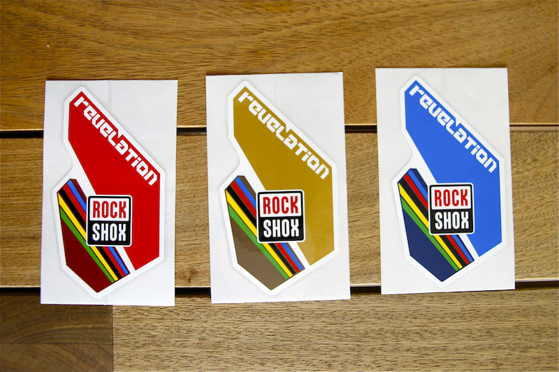 Rock Shox Revelation World Cup Stickers / Decals For Sale