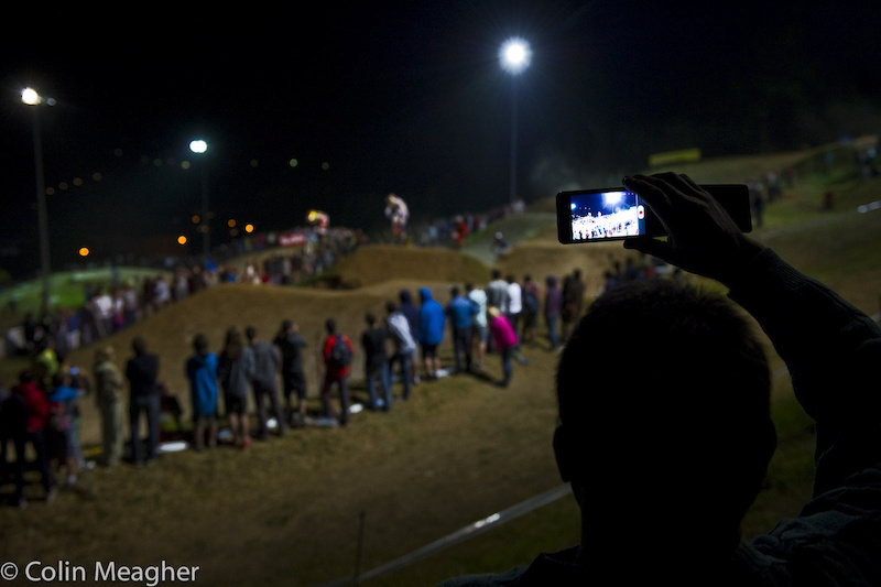 Gotta love smart phones...likely this video of the men s final is up on a website somewhere.