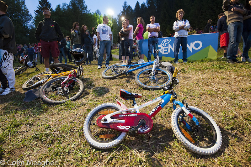 Cube was debuting a new 4X bike in Val di Sole.