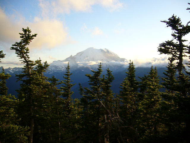 Top Of Crystal Mt, looking at Rainier