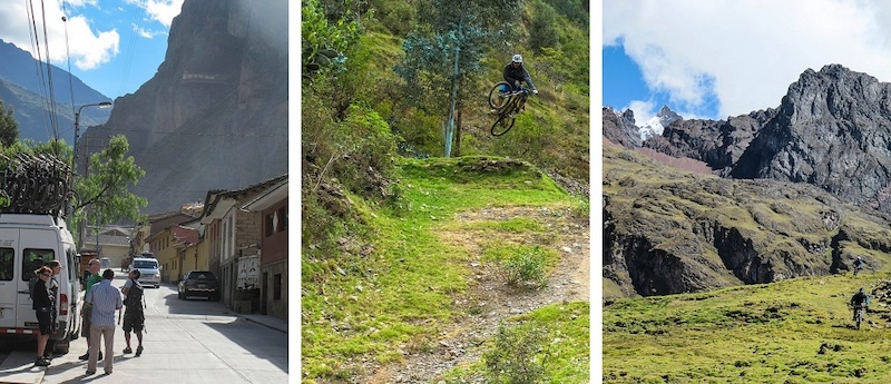 Shuttling to the trails and riding the Mega Avalanche along with riding Lares.