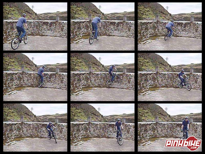 9 set of balfour doing the wall ride