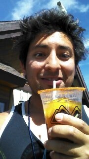 Got to love it!, Big Bear in march, bloody Mary for breakfast and riding in a tank top
