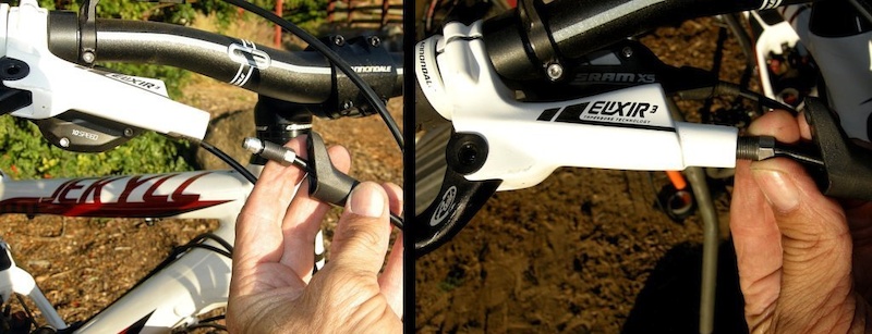 Pull hoses out and switch sides then tighten by hand.
