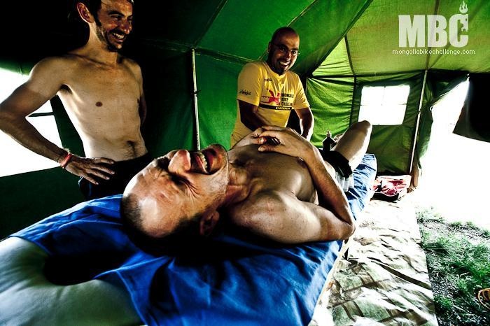 Massage Tent after Stage Five Photo Credit Margus Riga