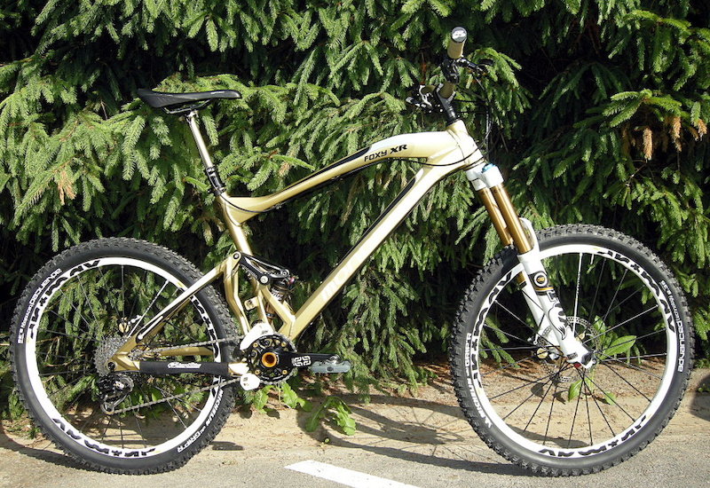 gold handlebars mtb