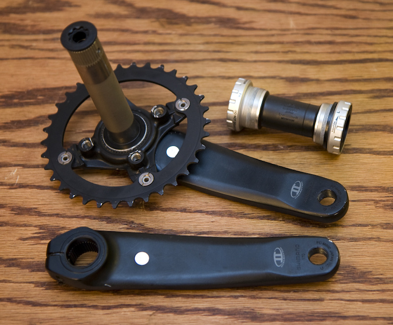 Shimano Hone M600 170mm 34T Crankset For Sale