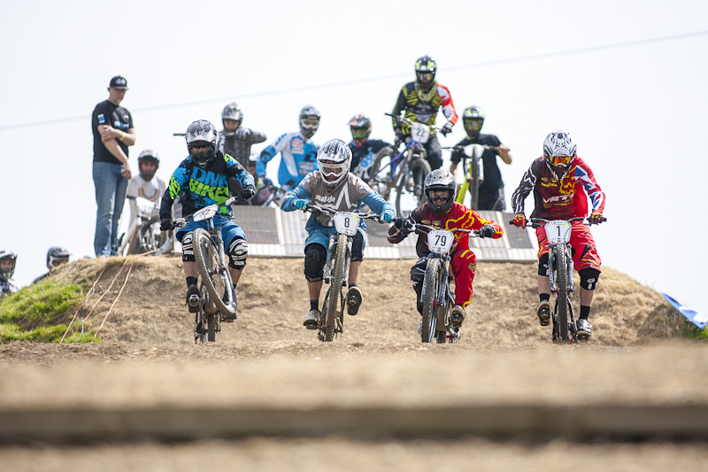 during round 5 of the Schwalbe British 4x Series  at South West Extreme, Barnstaple, Devon, United Kingdom, 11August,2012, Photo: Charles Robertson