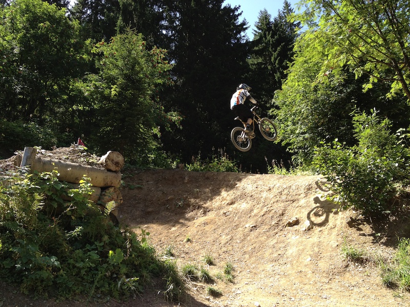 bigger step-up @ Fluid Trail in Chatel