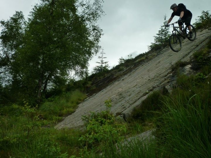 Air's rock at wolftrax, pretty gnarly in the wet