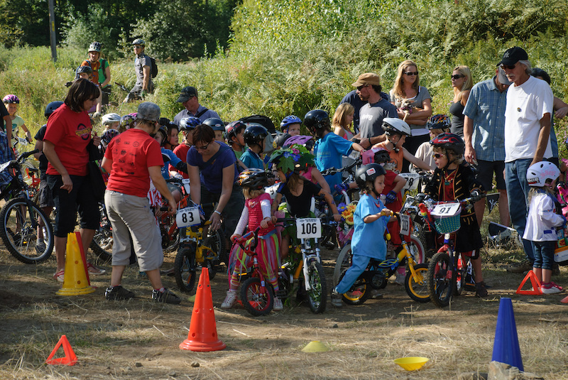 The kids course is back with a newly buffed pumptrack with expert and intermediate lines. Sept. 8 in Rossland BC. Vince Boothe photo.