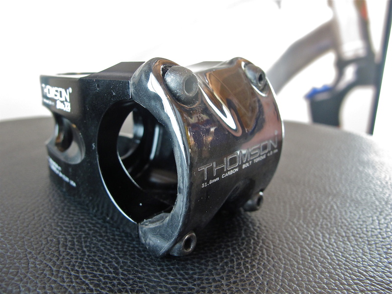 Thomson X4 stem with carbon faceplate