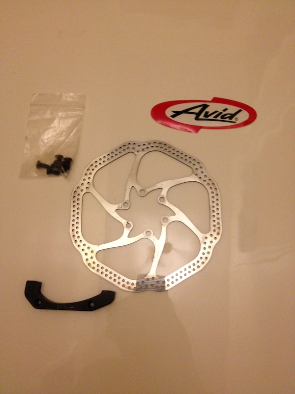 Selling Avid hs1 160mm rotor with rear mount and bolts For Sale
