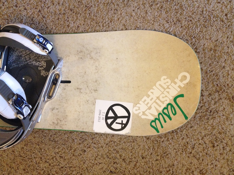 2012 Burton Mr. Nice Guy Snowboard 160 w/ Cartel Bindings