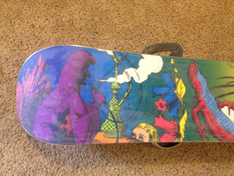 2012 Burton Mr. Nice Guy Snowboard 160 w/ Cartel Bindings