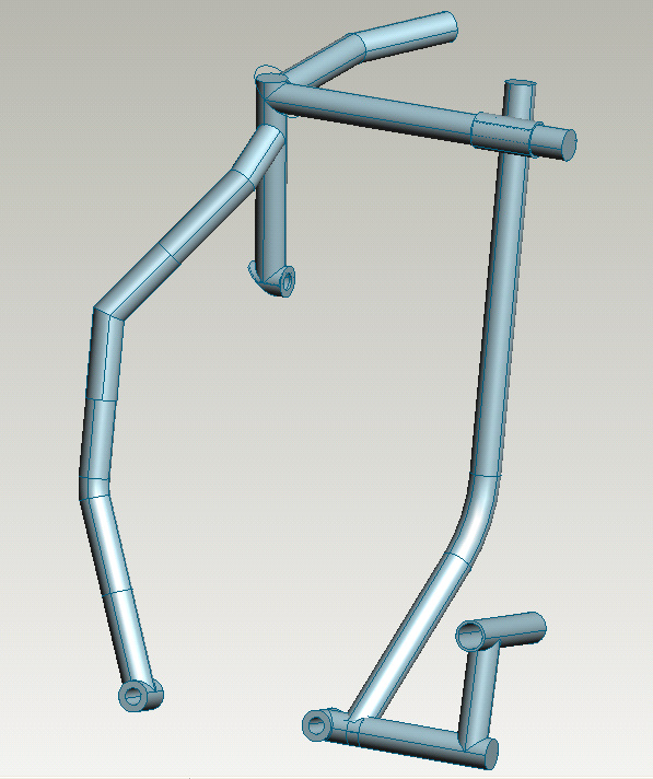 Bike rack CAD drawing