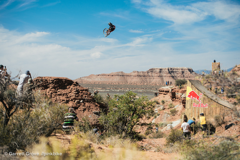 Cam McCaul was the only guy of the day to send the canyon gap and he did it with ease.