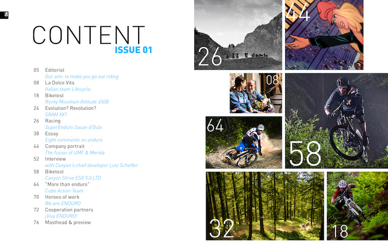 WWW.ENDURO-MTB.COM Enduro Mountainbike Magazine is a free digital magazine that comes out 6 times per year with great editorial content amazing pictures amp the most aesthetic design.