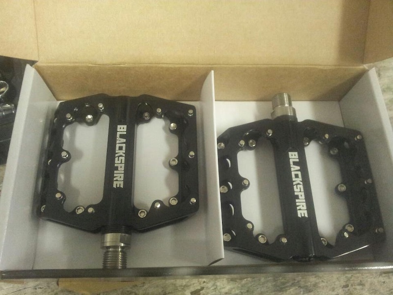 My New Blackspire Sub 3 Ti Pedals, claimed at 270g and they do feel damn light.