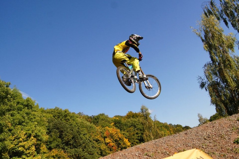 me riding the thale DH track