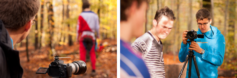 Daniel Schua filming.