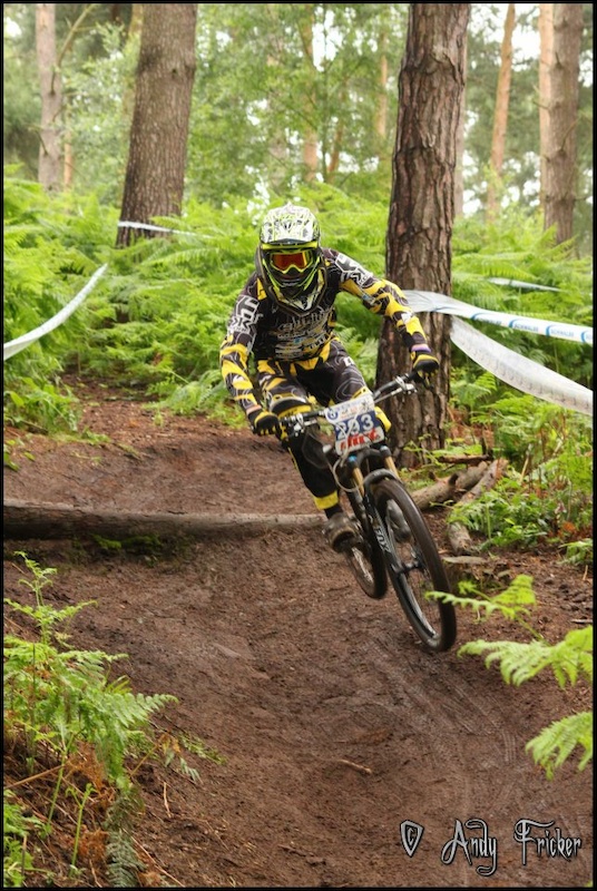 661 Mini DH at chicksands. Placed 1st in Seniors. Photo By Andy Fricker
