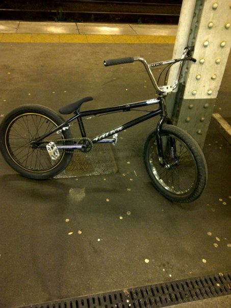 this is my total bmx mark webb frame frame alone cost £350
