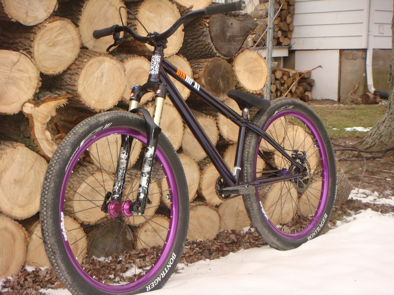 purple dirt jump bike