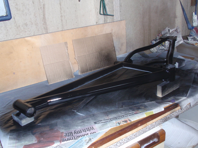 First coat of black.