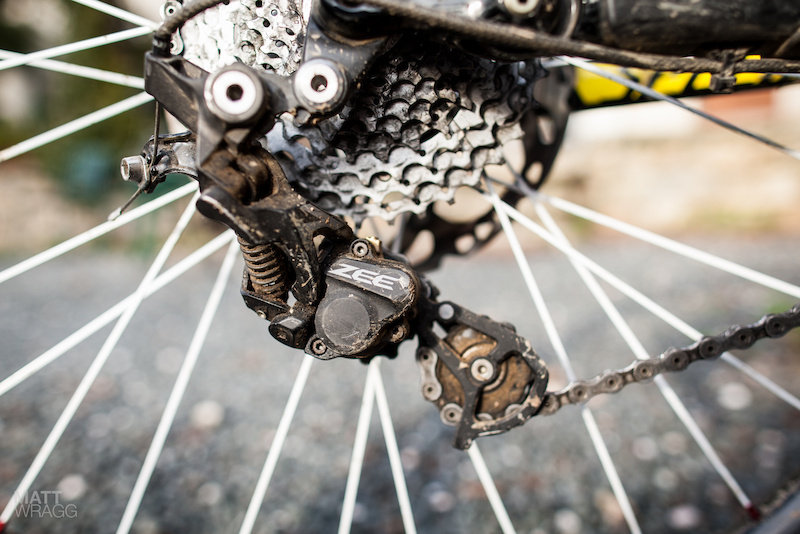 8 speed derailleur with clutch