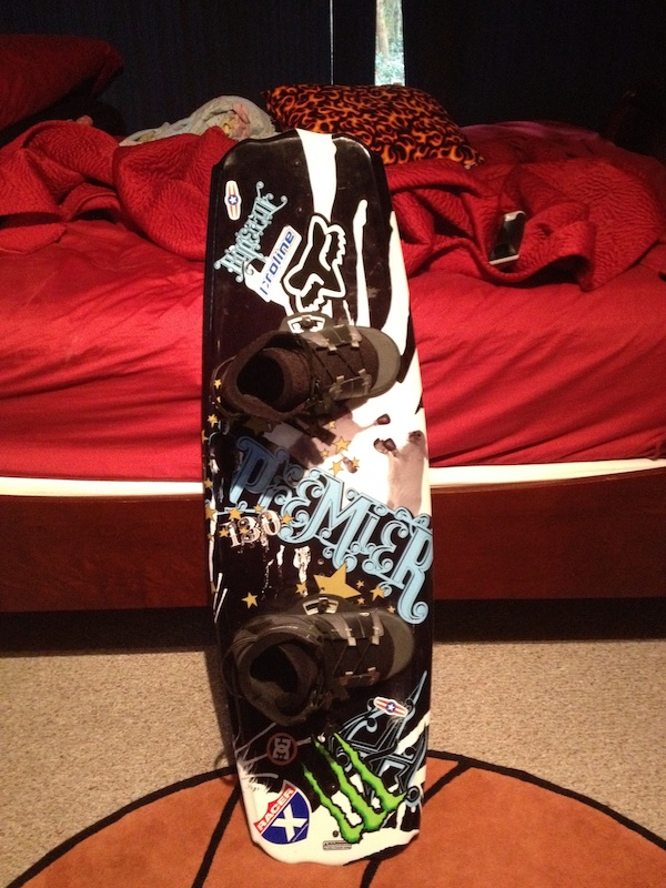 Hyperlite Custom Painted Premier Wakeboard with Bindings For Sale