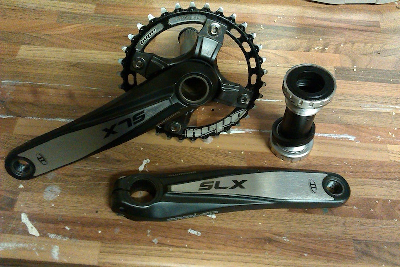 Hope Rx Chain Set Shimano SLX Chainset + Hope chainring + chain device For Sale