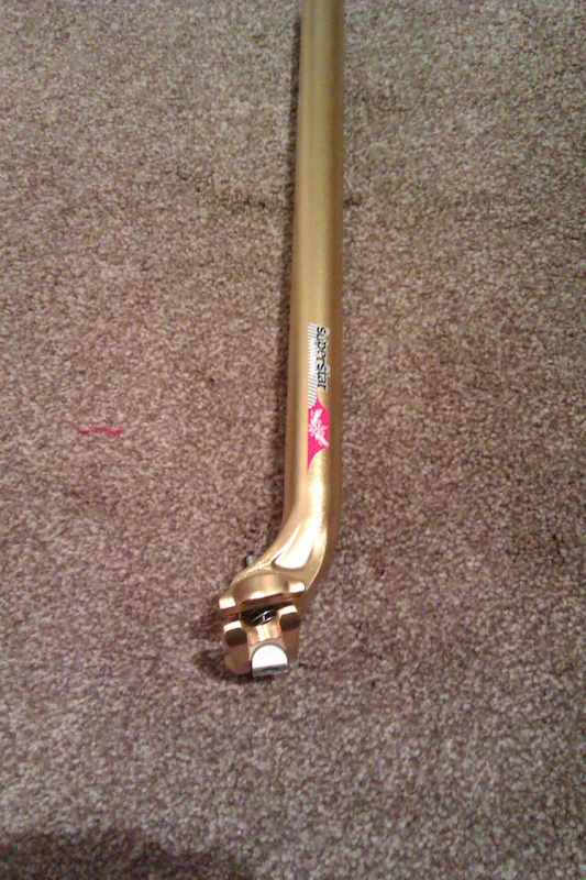 NEW SuperStar Lay Back Seat Post 27.2mm x 400mm For Sale