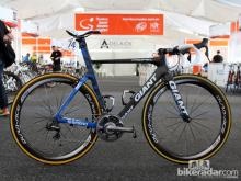 Sprinter Mark Renshaw (Blanco) is using Giant's brand new Propel Advanced SL aero road bike for this year's Tour Down Under.