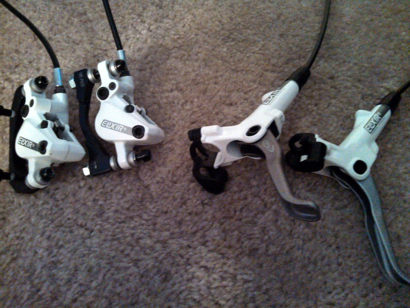 Avid Elixir 5 Brakeset Front And Rear, W/Rotors And Adapters For Sale