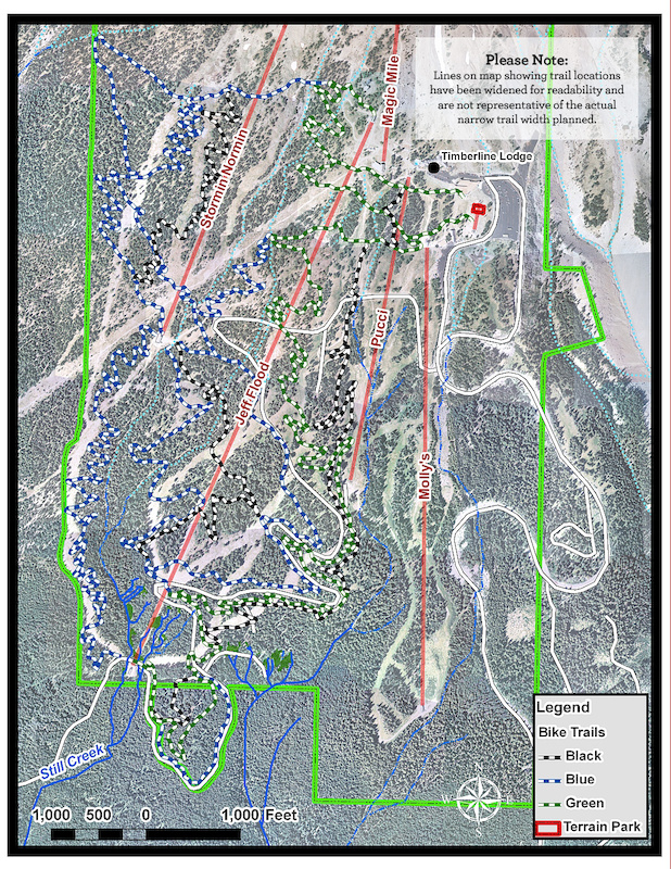 Timberline lodge best sale bike park