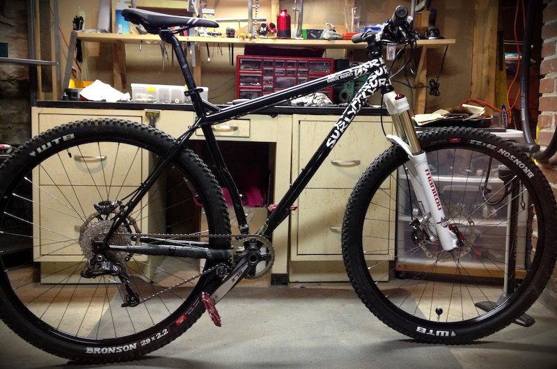 installed SixC bars uncut and a 33t renthal ring.