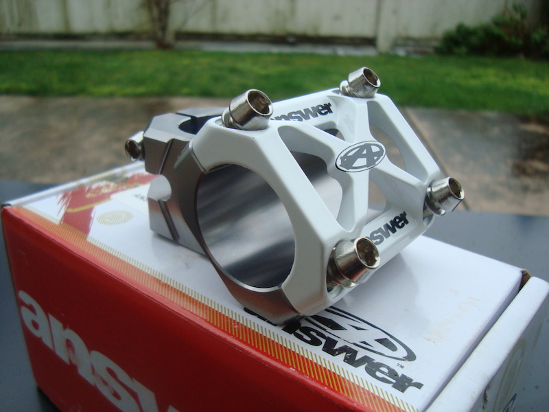 Answer Rove Dirt Jump Stem (35mm, White) *BRAND NEW* For Sale