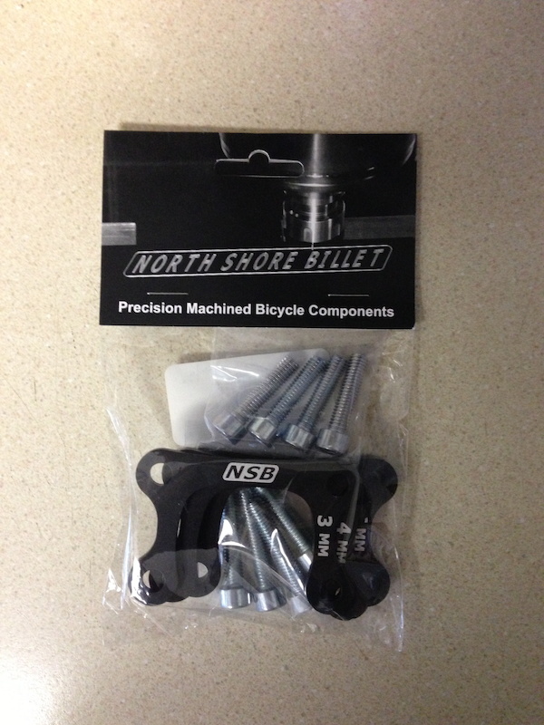 North Shore Billet direct mount stem spacer kit. For Sale