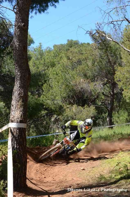 Rider on a burm